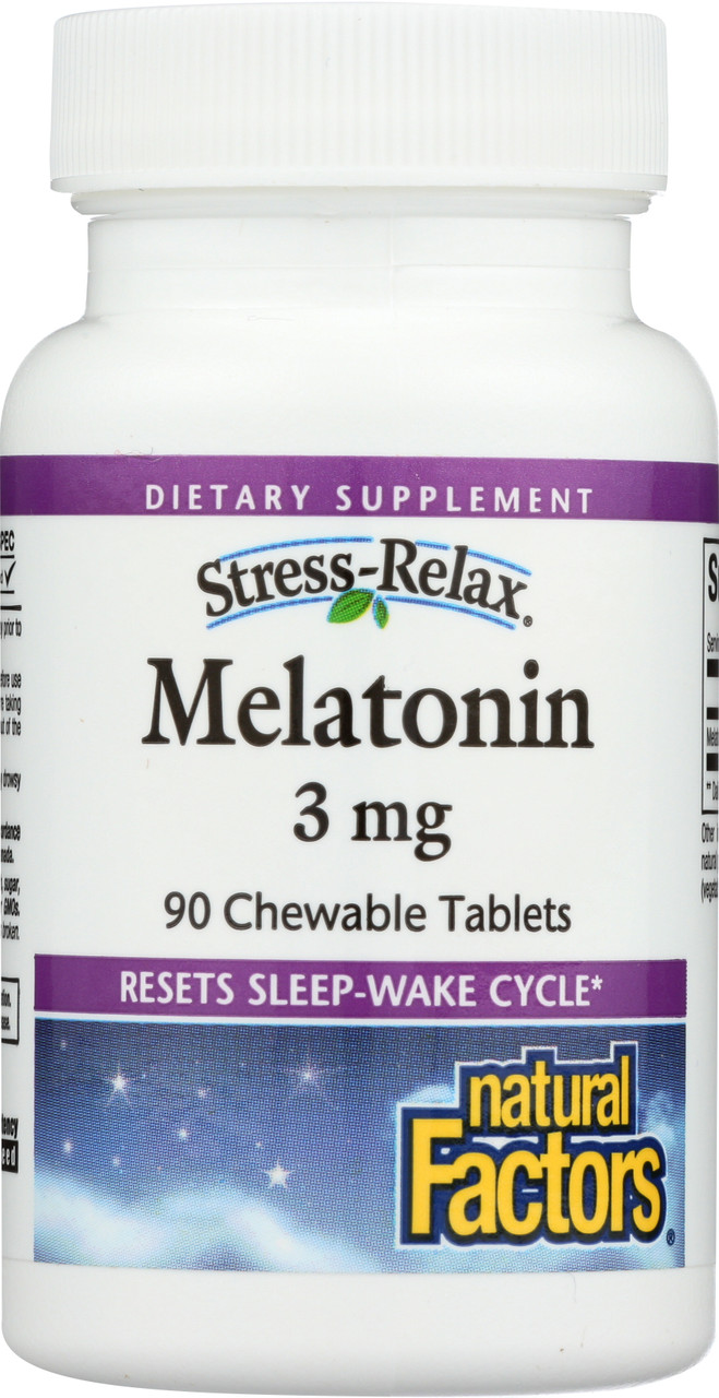 Stress-Relax® Melatonin 3 Mg Chewable  90 Count