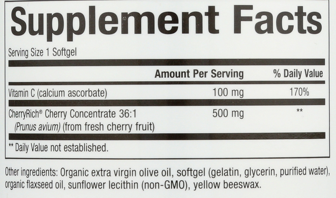 Cherryrich® Super Strength 500 Mg Cherry Concentrate 36:1 90 Count