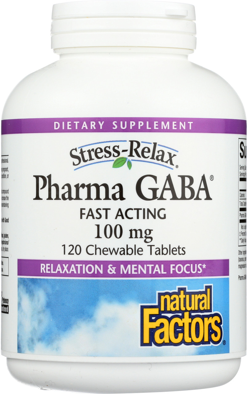 Stress-Relax® Pharma Gaba® Chewable  120 Count