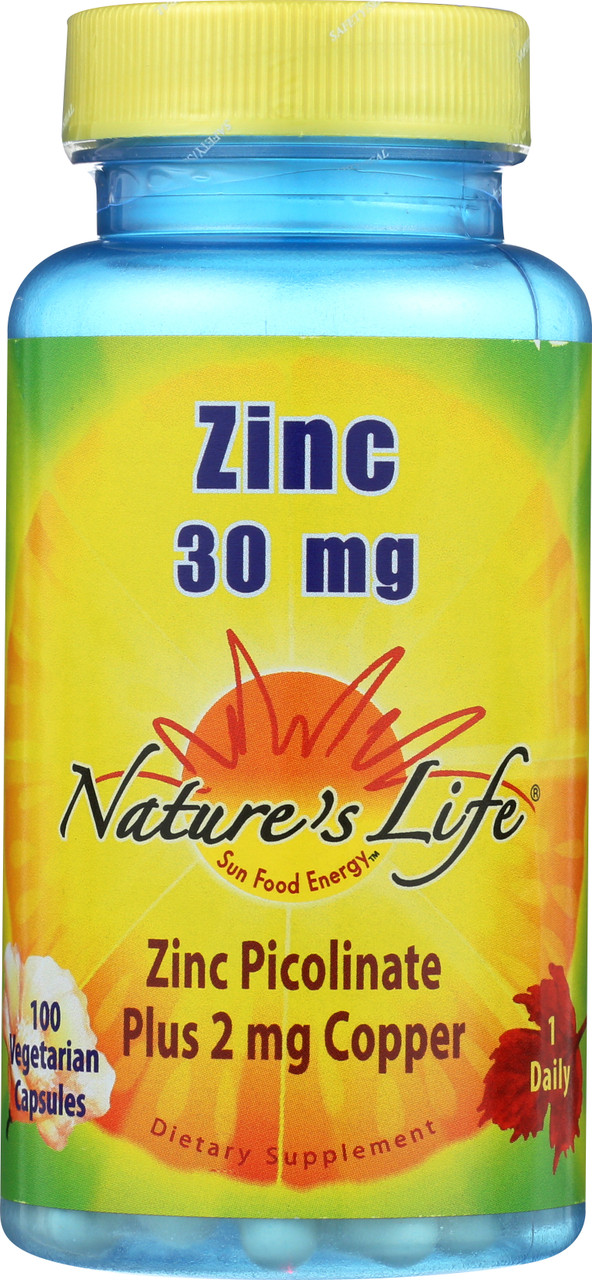 Zinc 30Mg Pico 100 Cap  100 Count