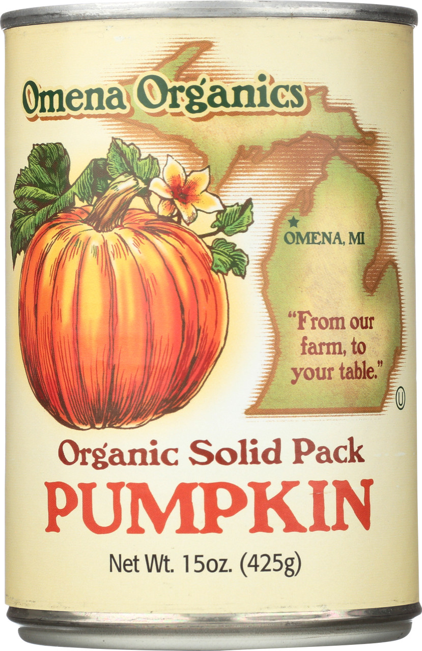 Organic Solid Pack Pumpkin 100% Organic Pumpkin 15 Ounce 425 Gram