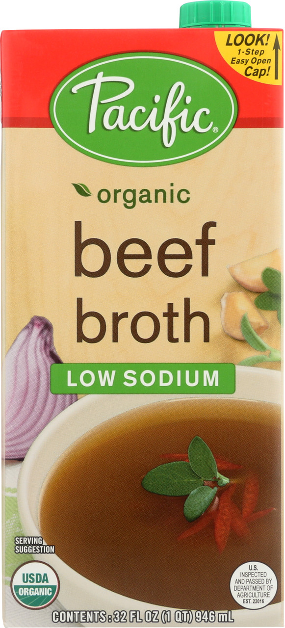 Broth Low Sodium Beef 32 Fl Oz  1 Quart