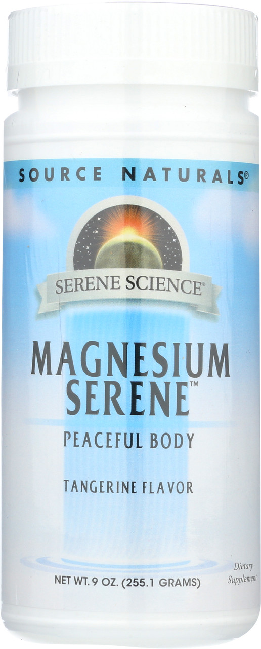 Magnesium Serene Tangerine 9Oz Serene Science® Magnesium Serene, Tangerine 9 Oz. 255.1 Gram