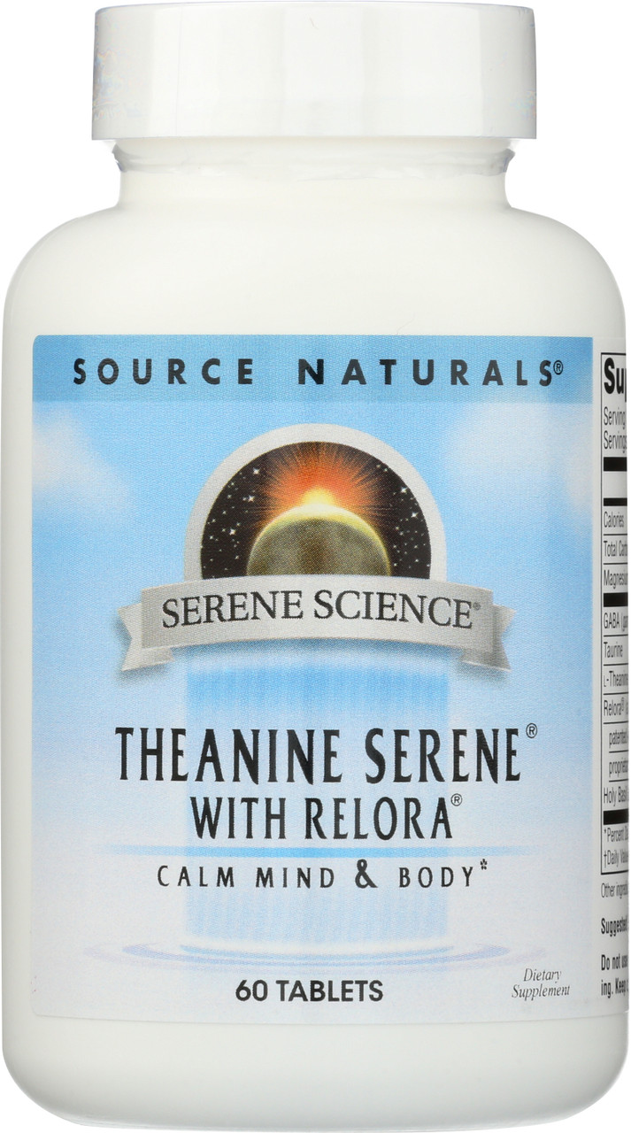 Theanine Serene W/Relora 60T Serene Science® Theanine Serene® With Relora® 60 Count
