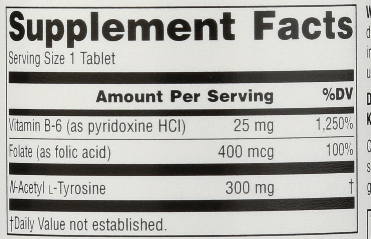 N-Acetyl L-Tyrosine 300Mg 60T N-Acetyl L-Tyrosine 300 Mg 60 Count