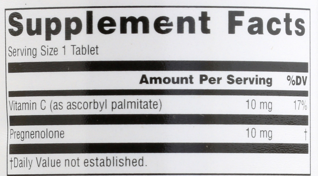 Pregnenolone 10Mg 120 Tb  120 Count