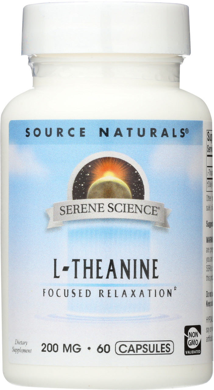 Serene Science® L-Theanine  200 Mg 60 Count