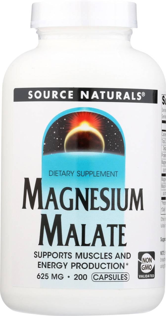 Magnesium Malate 625Mg 200 Cap  200 Count