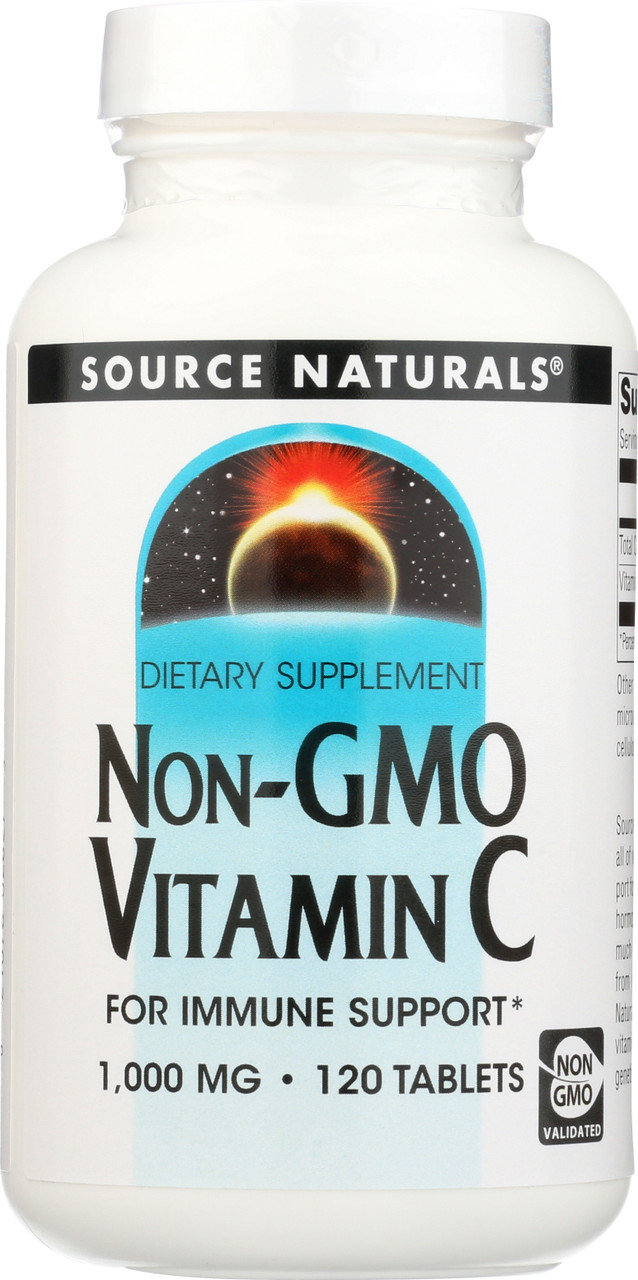 Non-Gmo Vitamin C 120T For Immune Support 120 Count