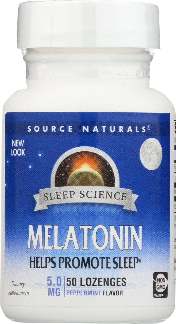 Melatonin 5Mg Pmint 50 Loz Sleep Science Melatonin 5 Mg, Peppermint 50 Count