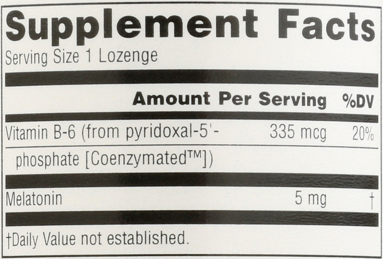 Melatonin 5Mg Pmint 50 Loz Sleep Science Melatonin 5 Mg, Peppermint 50 Count