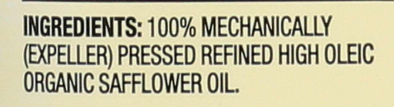 Safflower Oil Organic 16 Fl Oz  473 Milliliter