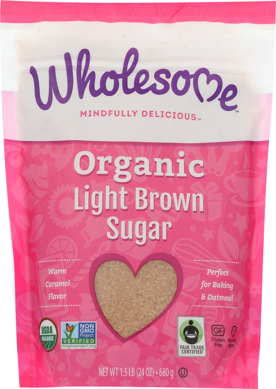 Organic Light Brown Sugar  1.5 Pound 24 Ounce