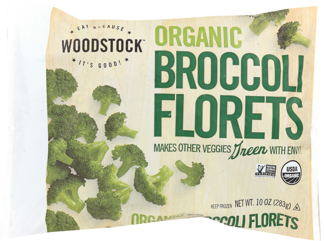 Organic Broccoli Florets 10 Ounce 283 Gram
