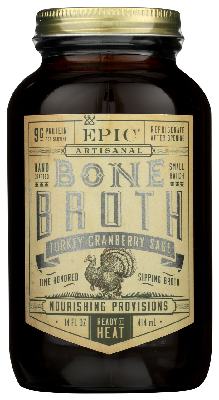 Bone Broth Turkey Sage Cranberry 14oz