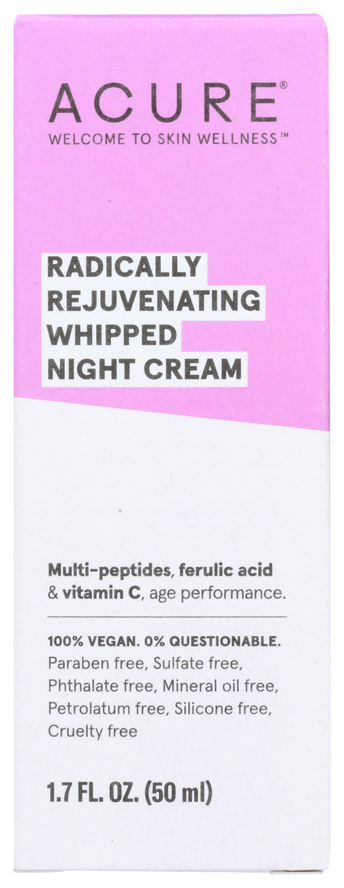 Radically Rejuvenating Whipped Night Cream With Multi-Peptides, Ferulic Acid & Vitamin C, For Age Performance 1.7oz