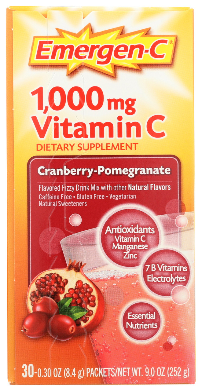Emergen-C® Cranberry-Pomegranate 30 Count