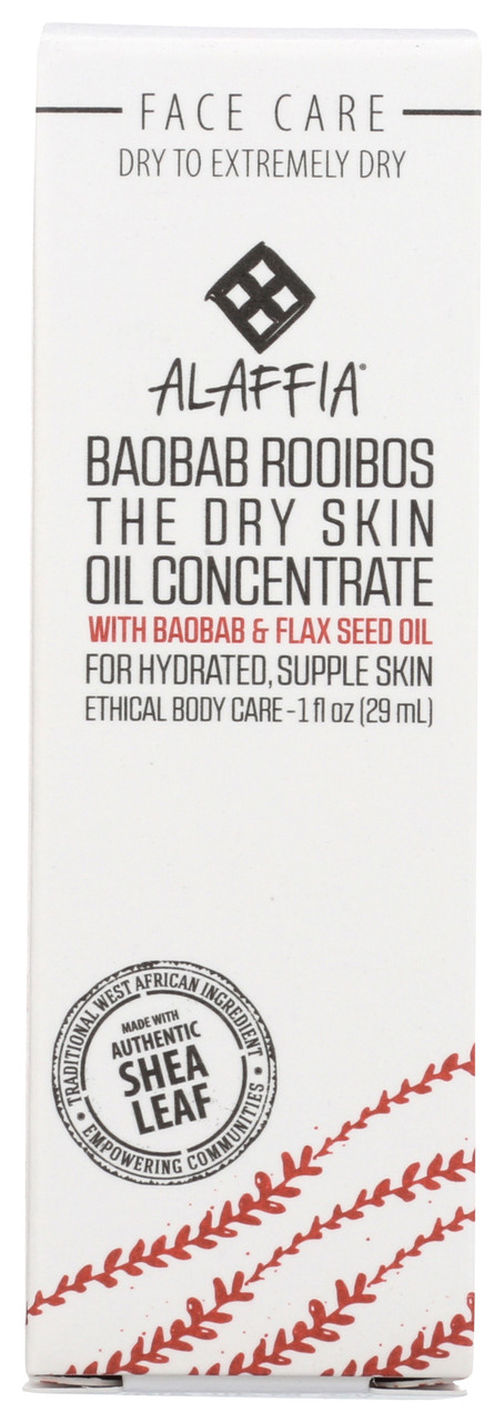 Face Oil Dry Skin Baobab Rooibos 1oz