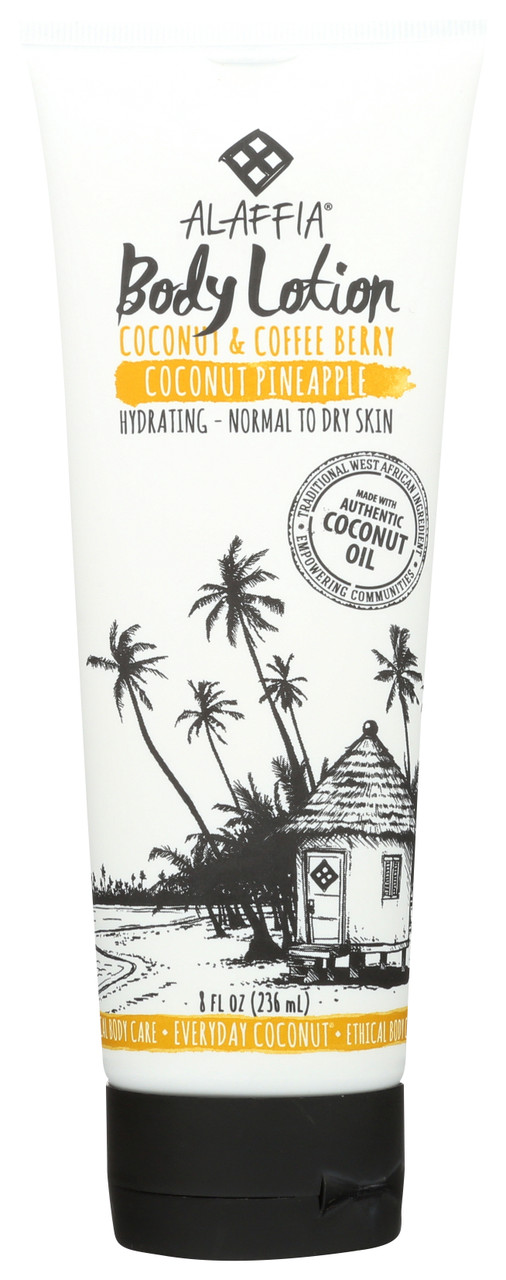 Body Lotion Coconut Pineapple Agbanga Karite LLC 8oz