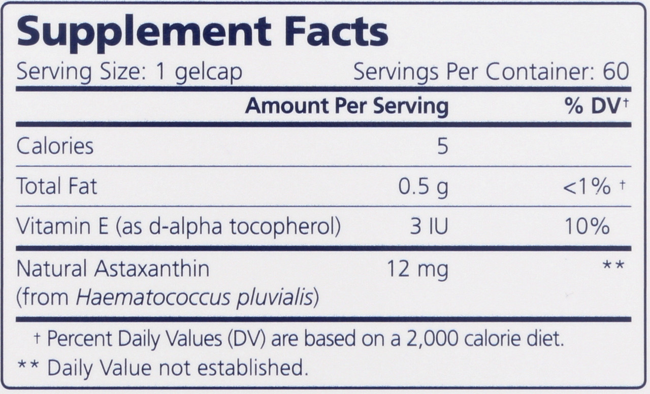 Icelandc Astaxanthin 12 mg 60 Count