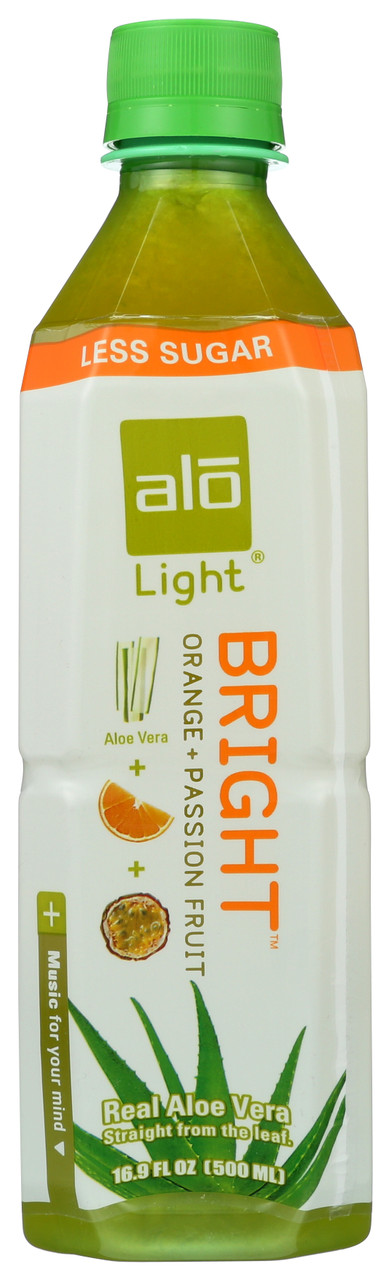 Aloe Vera Beverage Light - Orange And Passionfruit 16.9oz