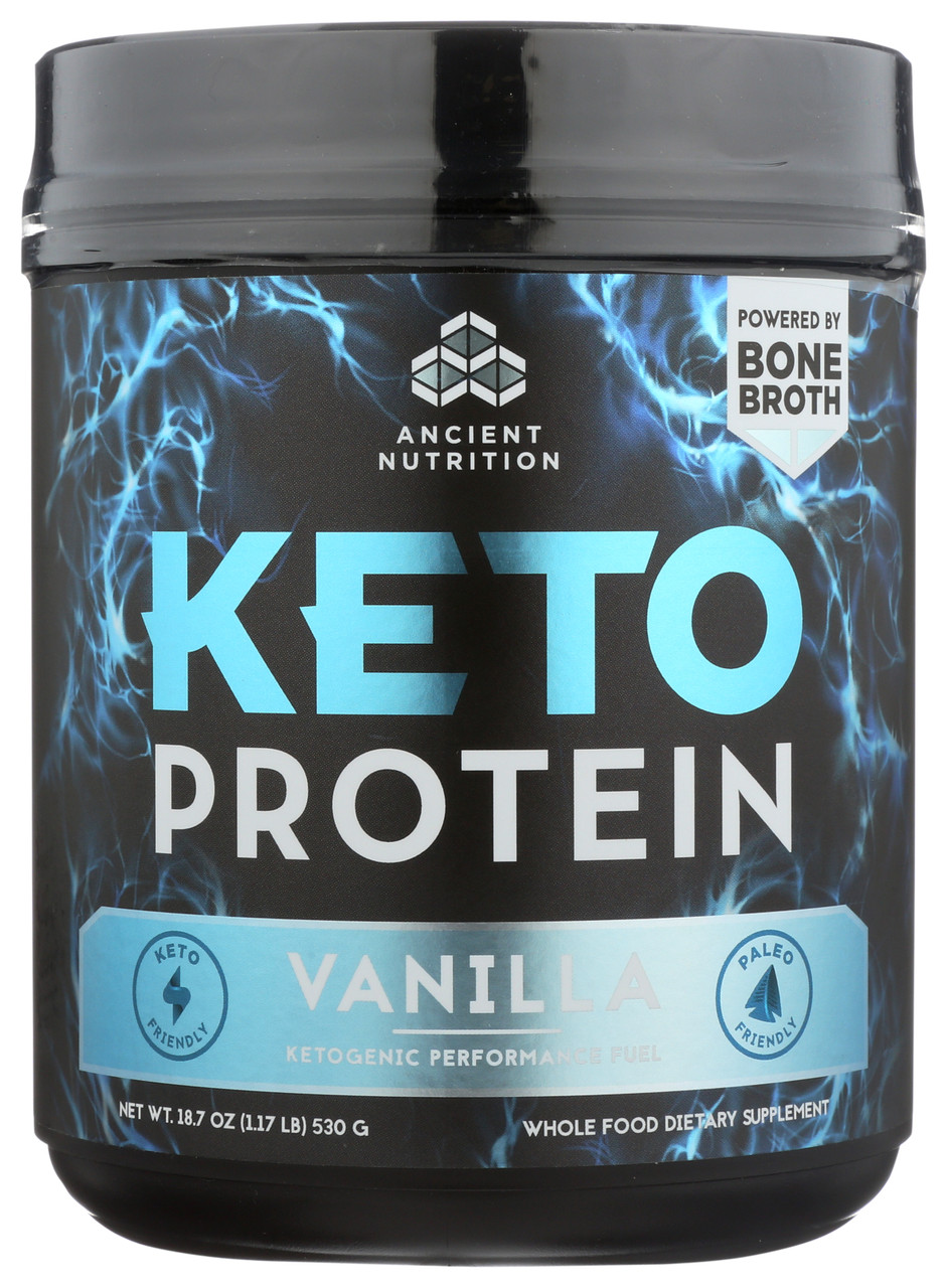 Keto Protein Vanilla Whole Food Dietary 18.7oz