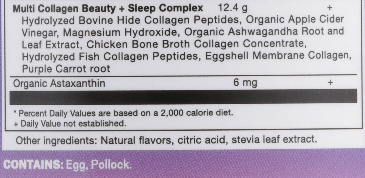 Mutli Collagen Beauty And Sleep 18.9oz