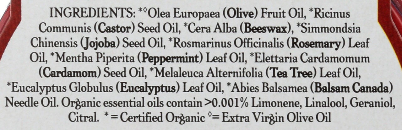 Foot Balm Peppermint & Tea Tree Organic 56 Gram