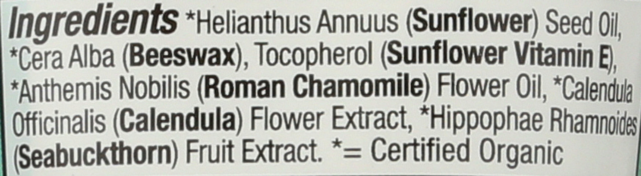 SPF 30 Baby Sunscreen Cream Chamomile & Calendula Non-Gmo 87mL