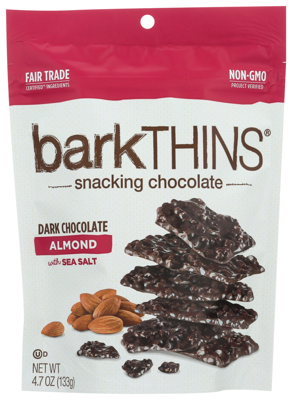 Barkthins Dark Chocolate, Almond With Sea Salt 4.7oz