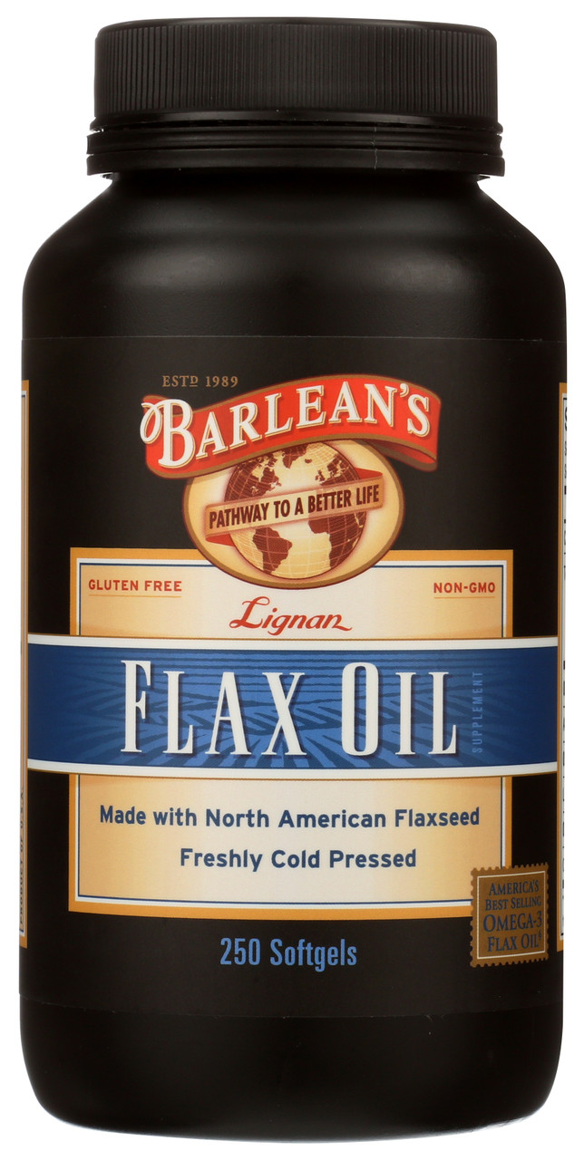 Flax Oil Soft Gels Lignan 250 Count