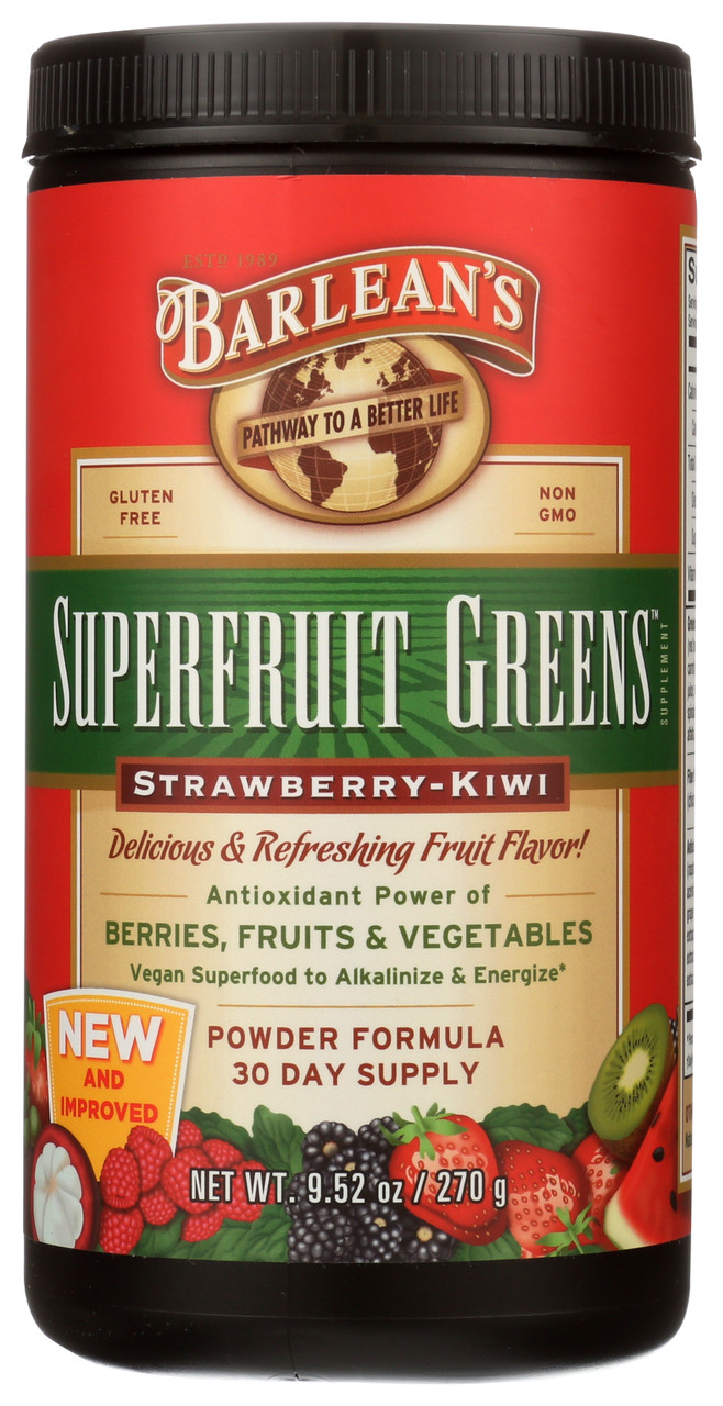 Greens Powder Strawberry Kiwi Flavor 9.52oz