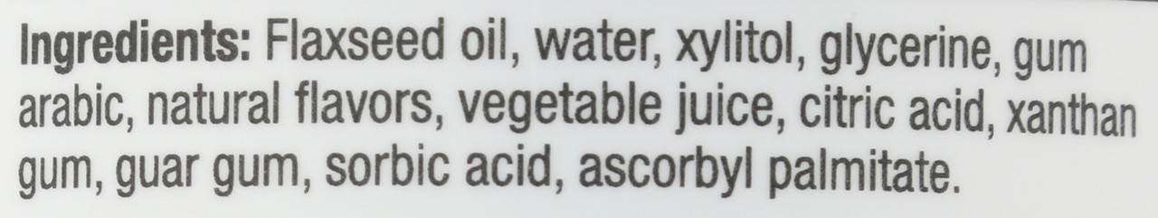 Omega-3 Flax Swirl Strawberry Banana Flavor 16oz