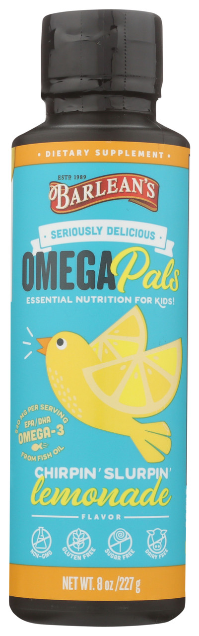 Kids Omega Fish Oil Swirl® Lemonade Fish Oil 8oz