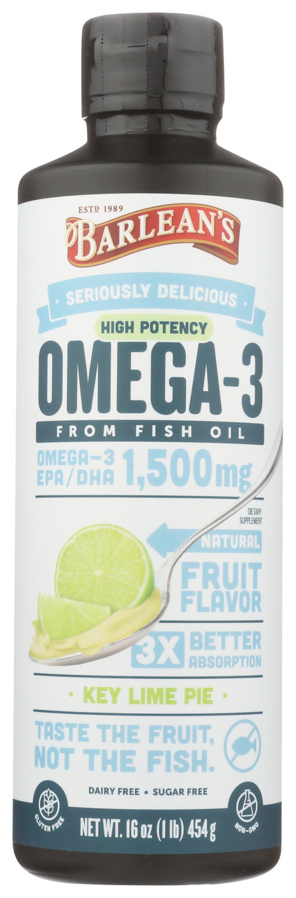 Omega-3 Fish Swirl Ultra High Potency Key Lime Flavor 16oz