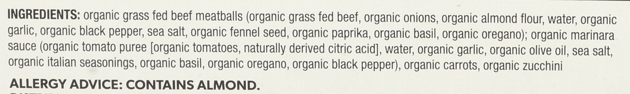Organic Grass Fed Beef Meatballs 11.5oz