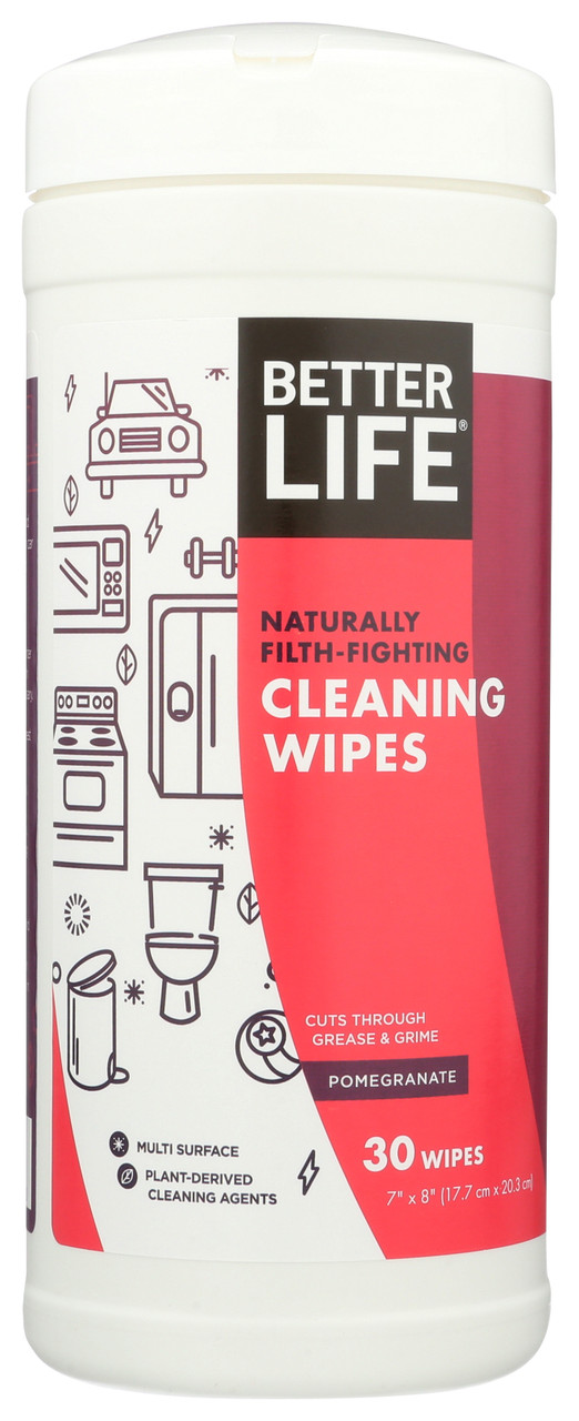 Cleaning Wipes Pomegranate 30 Count