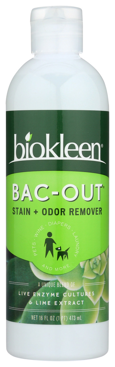 Household Cleaners Bac Out Stain & Odor Eliminator 16oz