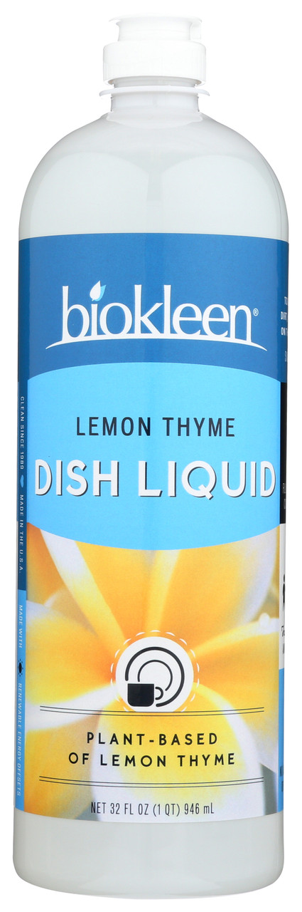 Dish Lemon Thyme Dish Liquid 32oz