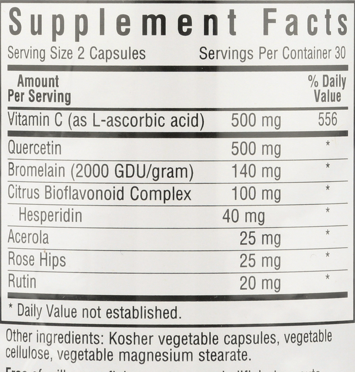 Super Quercetin® Vitamin 60 Count