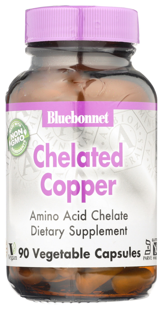Chelated Copper,3 mg  90 Count