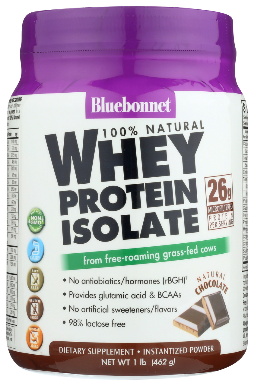 100% Natural Whey Protein Isolate Chocolate 1 Pound