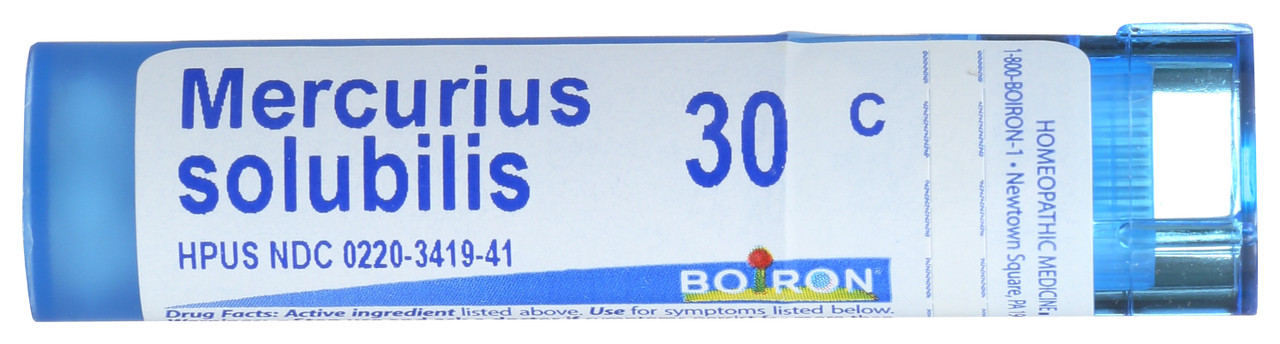 Mercurius Solubilis 30C  80 Count