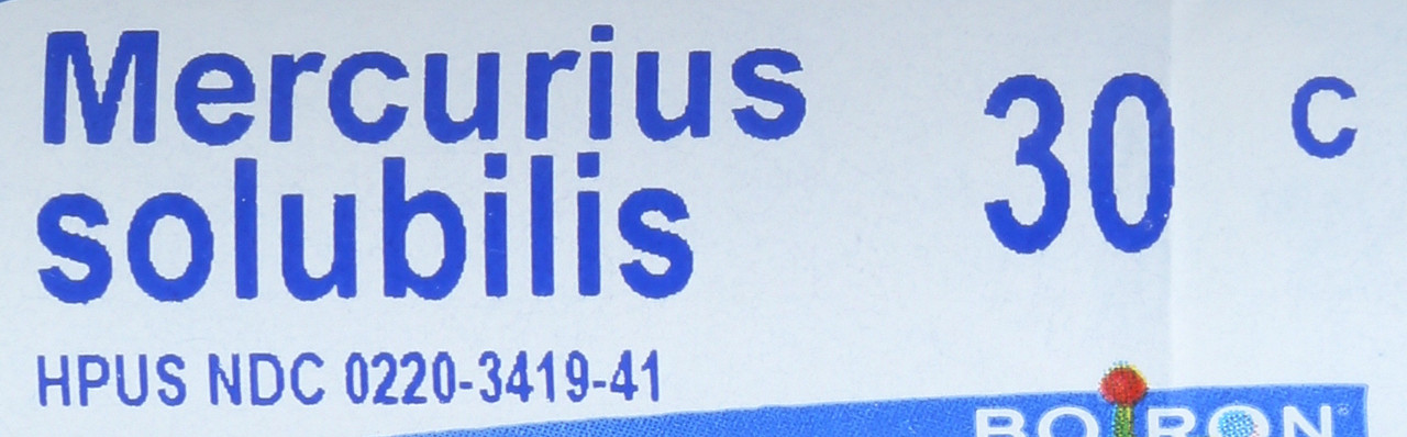Mercurius Solubilis 30C 80 Count