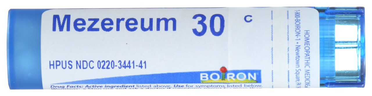 Homeopathic Medicine Mezereum 30C 80 Count