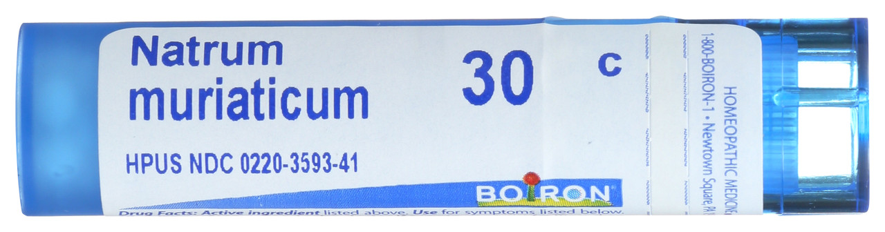 Natrum Muriaticum 30C Pellets 80 Count