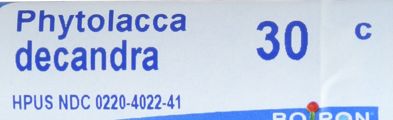 Phytolacca Decandra 30C 80 Count