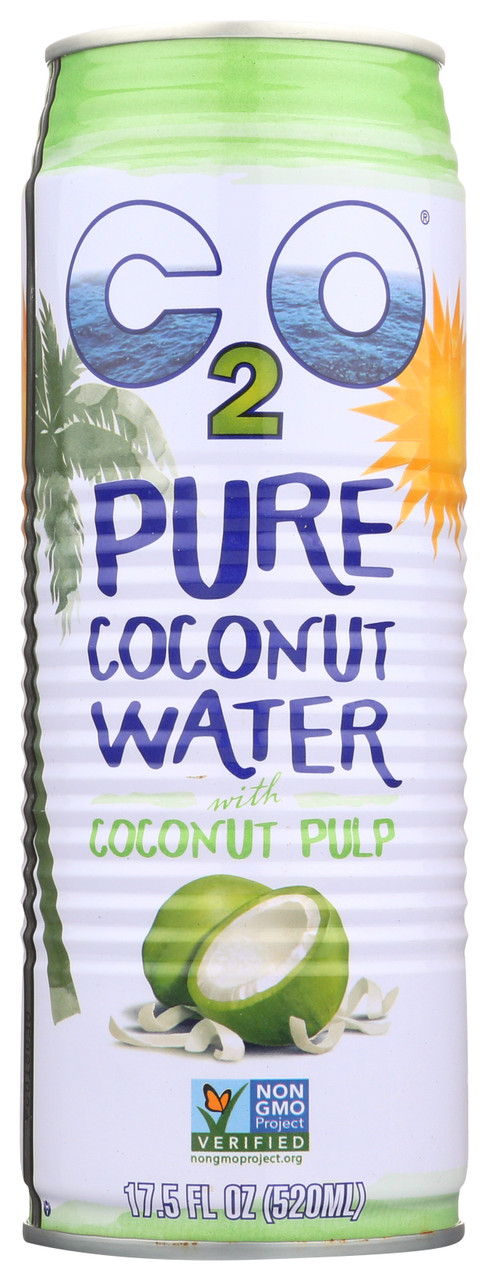 Coconut Water Pure Coconut Water With Pulp Can 17.5oz