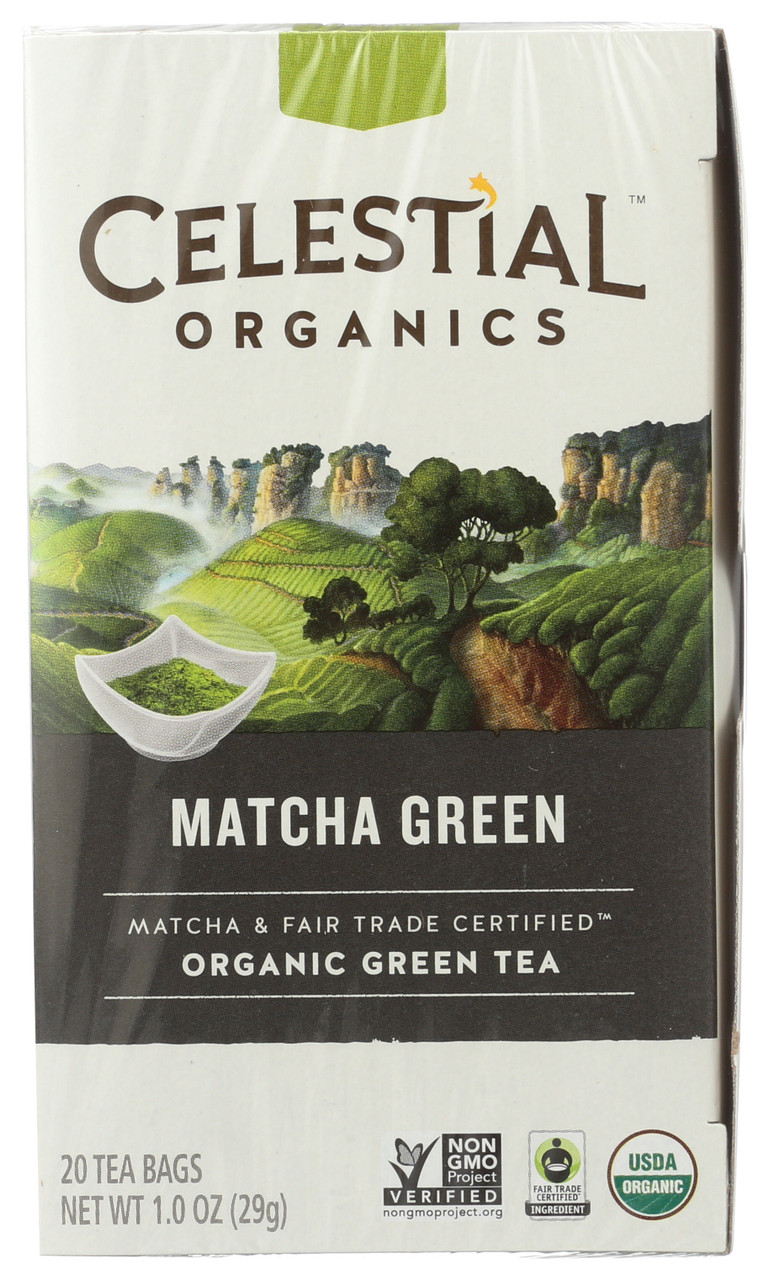 Green Tea Ft Matcha Estate Tea Organic 20 Count