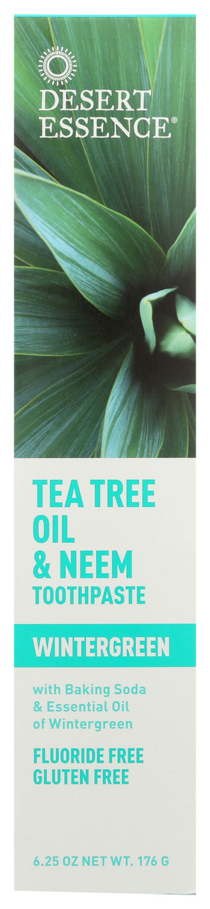 Toothpaste Tea Tree Oil & Neem Wintergreen 6.25oz